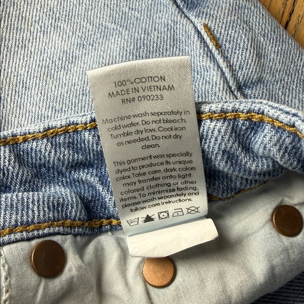 PacSun Women’s High Rise Festival Button Fly Denim Shorts Size 23 - Picture 14 of 15